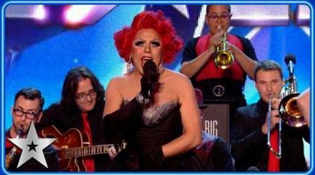 La Voix &amp; The London Gay Big Band rocked the house! | Unforgettable Audition | Britain&#39;s Got Talent