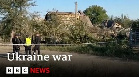 Children injured in deadly Russian attack on Ukraine | BBC News