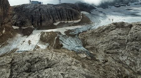 Marmolada glacier 'in irreversible coma', losing 10 cm a day