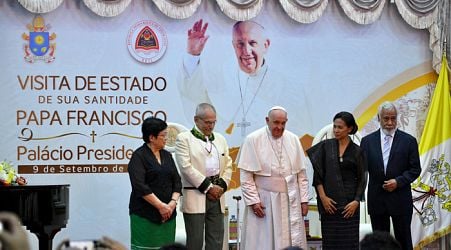 Pope says too many child abuse cases during East Timor visit