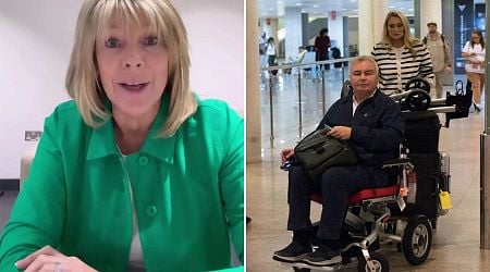 Defiant Ruth Langsford is STILL wearing her wedding ring as Eamonn Holmes jets off with girlfriend