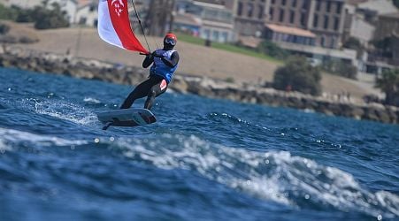 Olympic kitefoiling medallist Maximilian Maeder back to winning ways in Austria