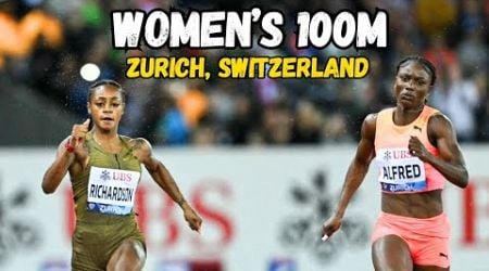 OMG ! WHAT A RACE !! Sha&#39;Carri Richardson vs Julien Alfred II 2024 Diamond League Zurich Switzerland