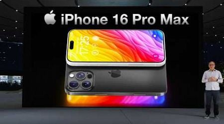 iPhone 16 Pro Max - WOW! EVERY SPEC LEAK WE KNOW HERE IS INCREDIBLE!!