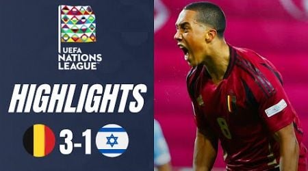 Belgium vs Israel 3-1 Highlights UEFA Nations League 2024-25