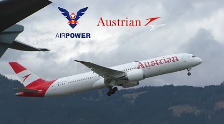 Airpower 2024 - Austrian Airlines Boeing 787 Dreamliner in Zeltweg AUSTRIA OE-LPM