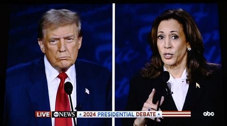 Harris, Trump face off for 1st time in U.S. presidential debate