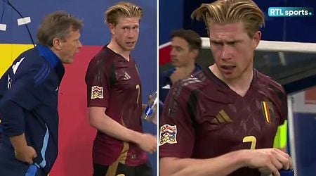 Watch moment Kevin De Bruyne says 'I QUIT' before he lays into 'unacceptable' Belgium after defeat to France