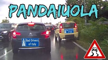 BAD DRIVERS OF ITALY dashcam compilation 9.5 - PANDAIUOLA