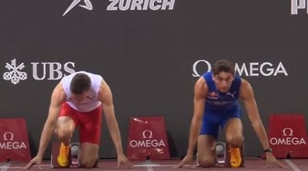 JUST NOW: Mondo Duplantis DESTROYS Karsten Warholm In 100 Meters Race!!