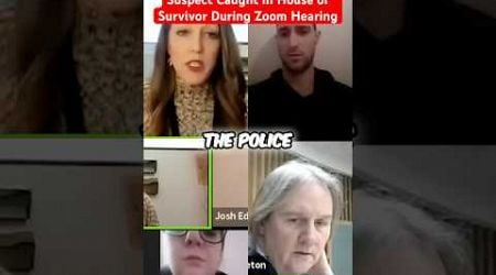 Suspect Caught in House of Survivor During Zoom Hearing #news #crime #crimes #crimestory #facts