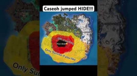 Caseoh jumped HIDE!!!#shorts #caseoh #fortnite #haha #funny #clix #mongraal #fncs #viral #gaming