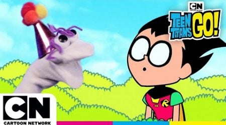 The Titans Become Puppets! | Teen Titans Go! | @cartoonnetworkuk