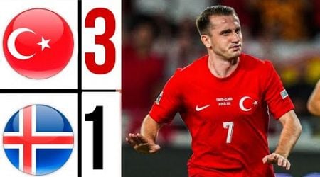 Turkey vs Iceland 3-1 UEFA Nations League Highlights, Turkey vs Iceland 2024