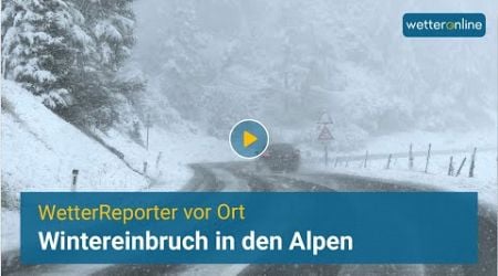 Wintereinbruch in den