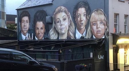 Derry Girls mural bar owner silent on criticism of new structure that partially obscures iconic artwork