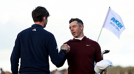 Rory McIlroy reacts to promising Amgen Irish Open start to lead the home charge 