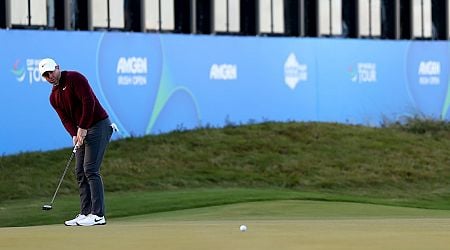 Rory McIlroy right in the Irish Open mix after closing with three birdies 