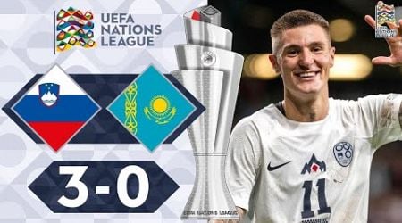 Slovenia vs Kazakhstan 3-0 Highlights | UEFA Nations League - 2024