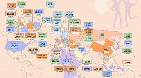 The World's Most Mispronounced Names, Mapped