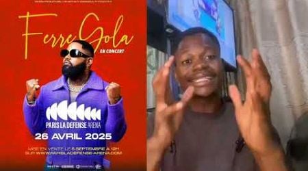 FERRE GOLA NUMERO1 DE LA MUSIQUE CONGOLAISE DEVANT FALLY IPUPA ET LES AUTRES. FERRE AZONIOKOLA FALLY