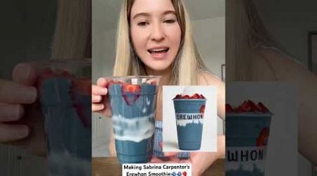 Making Sabrina Carpenter&#39;s $23 EREWHON Smoothie