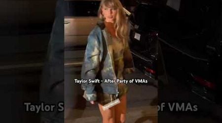 Taylor Swift Going to The After Party of VMAs 2024 #taylorswift #vmas #shorts