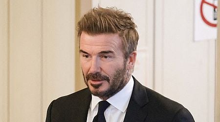 David Beckham's touching gesture as he arrives at Sven-Goran Eriksson's funeral