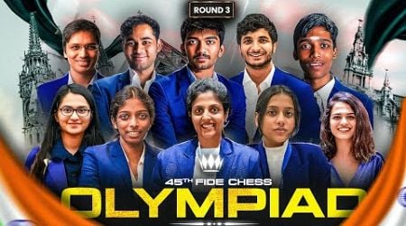 Chess Olympiad 2024 Round 3 | India vs Hungary B (Open), India vs Switzerland (Women)