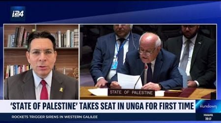 UN ambassador Danny Danon fights for Israel at UN