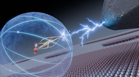 Quantum researchers cause controlled 'wobble' in the nucleus of a single atom