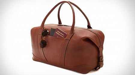 Luca Faloni Leather Weekender