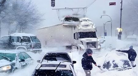 Currently!! Heavy snow causes chaos in Italy