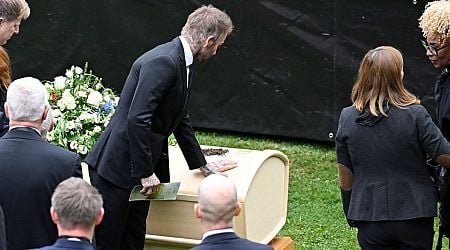 David Beckham among guests to say goodbye to Sven-Goran Eriksson at 'beautiful' funeral in Sweden