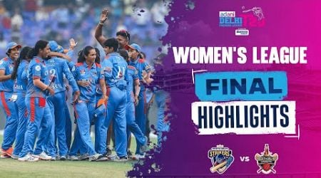 Adani DPLT20 | Women&#39;s Final Highlights | North Delhi Strikers vs South Delhi Superstarz