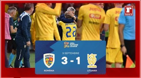 TOATE REACTIILE dupa Romania - Lituania 3-1 | Ce au spus Razvan Marin, Vali Mihaila si Radu Dragusin