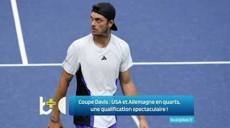 Coupe Davis : USA et Allemagne en quarts, une qualification spectaculaire !