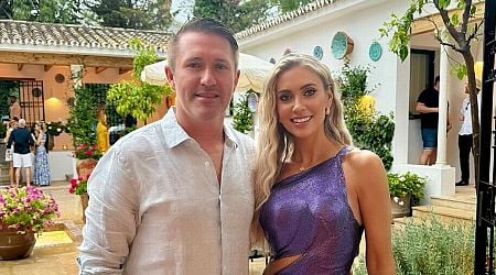 Robbie Keane and wife Claudine enjoy foreign wedding celebrations 'to end summer'