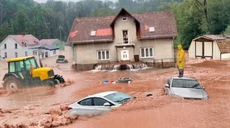 Czech Republic and Poland Went Underwater! Flash flood swept away cars and submerged houses, Europe