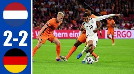 Netherlands vs Germany (2-2) HIGHLIGHTS: Dumfries goal, Kimmich goal, Reijnders goal, Undav goal