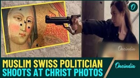 Distressing: Swiss Muslim Woman Uses Jesus Images For Shooting Target Practice| Who Is Sanija Ameti?