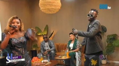 OM TV : ADJI ONE FAIT UNE SURPRISE A DJENEBA DANS l&#39;EMISSION HAUT STANDING #880tv