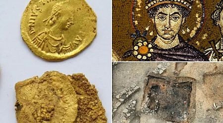 Archaeologists stumble upon priceless gold coins in unusual location