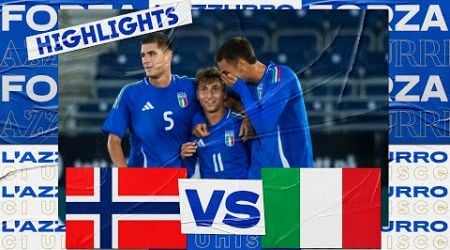 Highlights: Norvegia-Italia 0-3 | Under 21 | Qualificazioni U21 EURO 2025