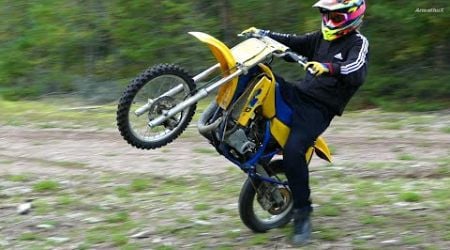 Suzuki RM80cc 2-Stroke Wide Open Braaps &amp; Playing Around | Raw