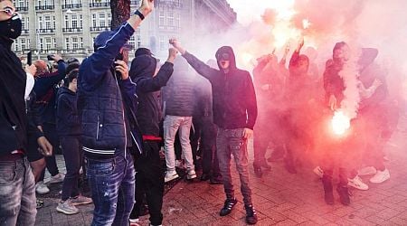 Ajax supporters destroy Amsterdam police station and vehicles, riot police deployed