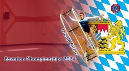 Leonie Straus Bavarian Championships 2022 in Gymwheel Age Groupe 17-18 2nd Place