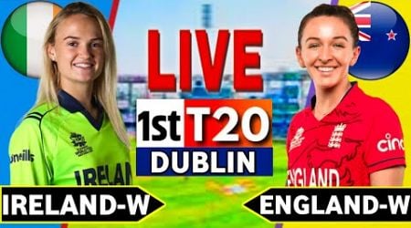 Live : Ireland Women vs England Women, 1st T-20 | Live Scores &amp; Commentary | ENG vs IRE #live