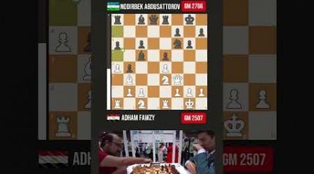 Nodirbek Abdusattorov vs Adham Fawzy #chess #olympiad #blunder #uzbek #hungary #uzchesss