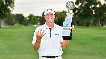 Steve Stricker wins 3rd straight Sanford International in playoff